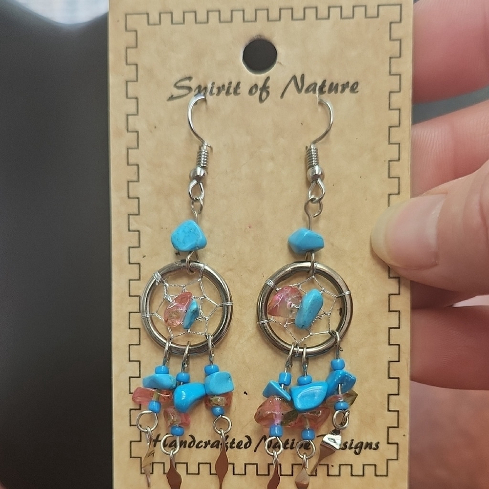 Dreamcatcher Bohemian Earrings Spirit Of Nature